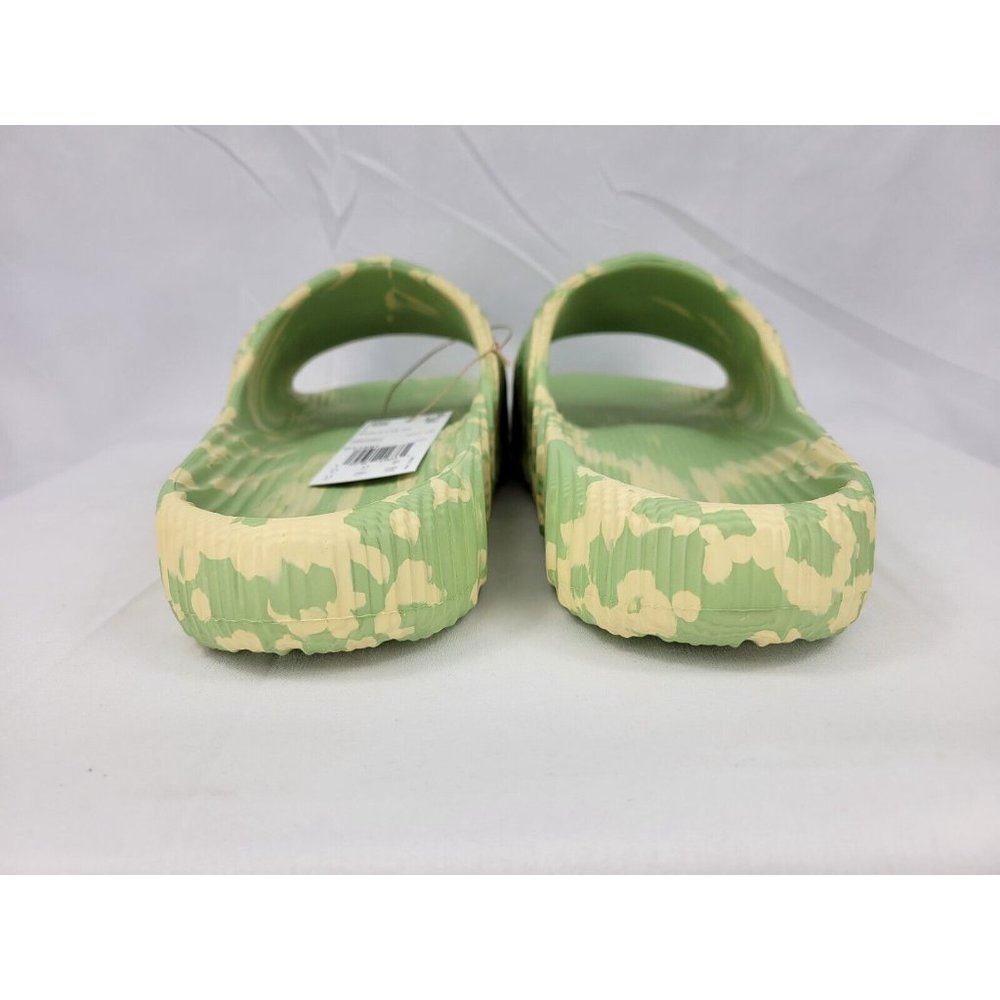 Adidas Adilette 22 'Magic Lime Desert Sand' Slides Sandals Mens Size 11 GY1597 - Picture 3 of 11